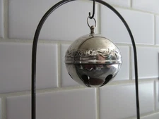 Wallace Silversmith's 1984 Annual Sleigh Bell Ornament Silverplate Vintage