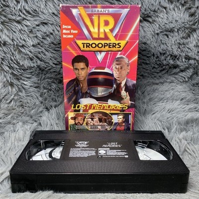 VR Troopers Lost Memories VHS Tape 1994 Saban Tokusatau Virtual