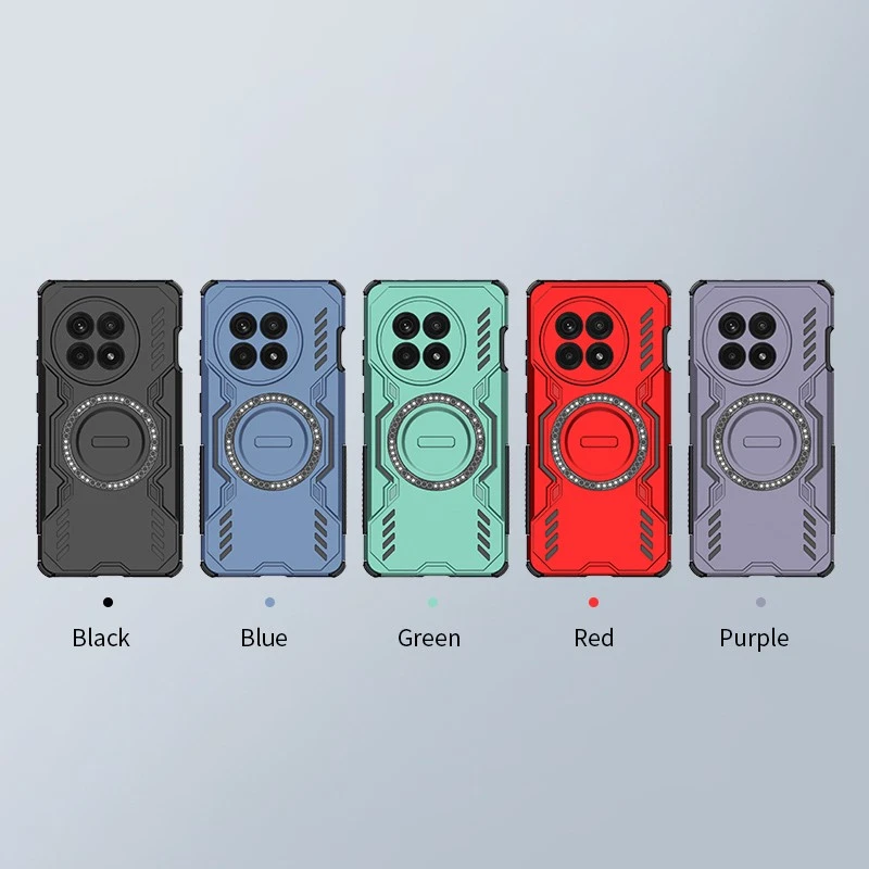 For OnePlus 13R, Hybrid Armor Shockproof Heat Dissipation Hard PC Case Cover - Image 2 of 4