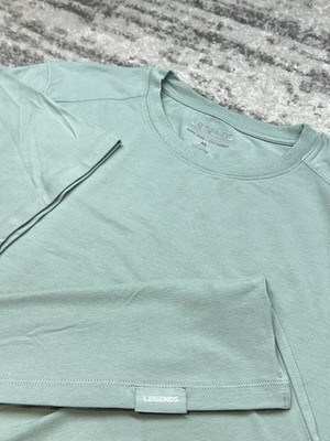 Legends Active Stretch Work Hard Stay Humble T-Shirt Mens Medium Green
