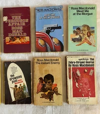 Lew Archer by Ross Macdonald CHOOSE YOUR TITLE: Rough Readers  PB ‘70-90 POOR #4