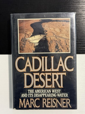 #ad Cadillac Desert Marc Reisner 1986 First Edition Viking Penguin HCDJ $73.50
