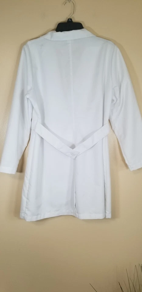 Gray's Anatomy Medical White Lab Coat Uniform for Women Lg Long Sleeve Jacket  - Image 3 of 3
