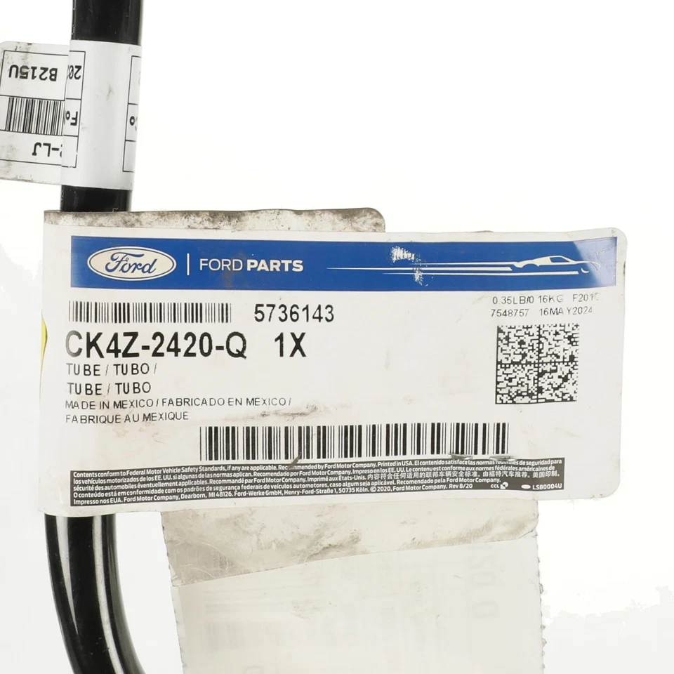 Conjunto de tubo de manguera de vacío de freno Ford Transit 2015-2025 OEM NUEVO-CK4Z-2420-Q Foto 4 de 4