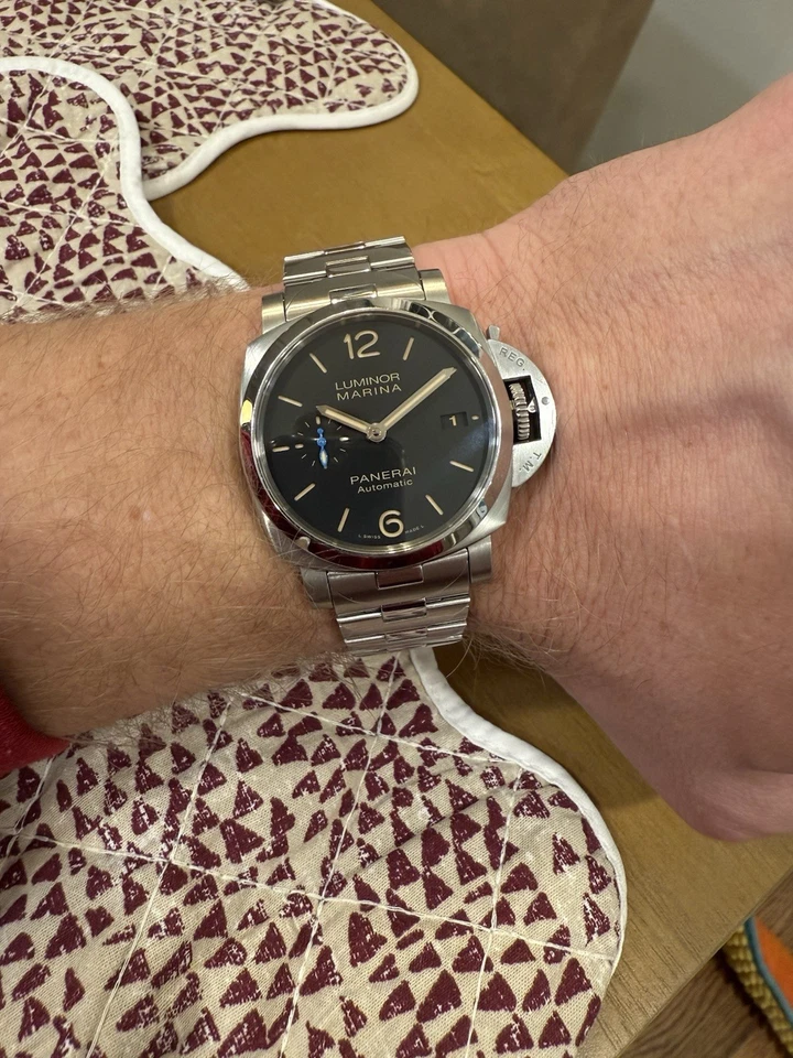 Panerai Luminor Marina 1950 不锈钢手表 PAM00722 — 第 2/4 张图片