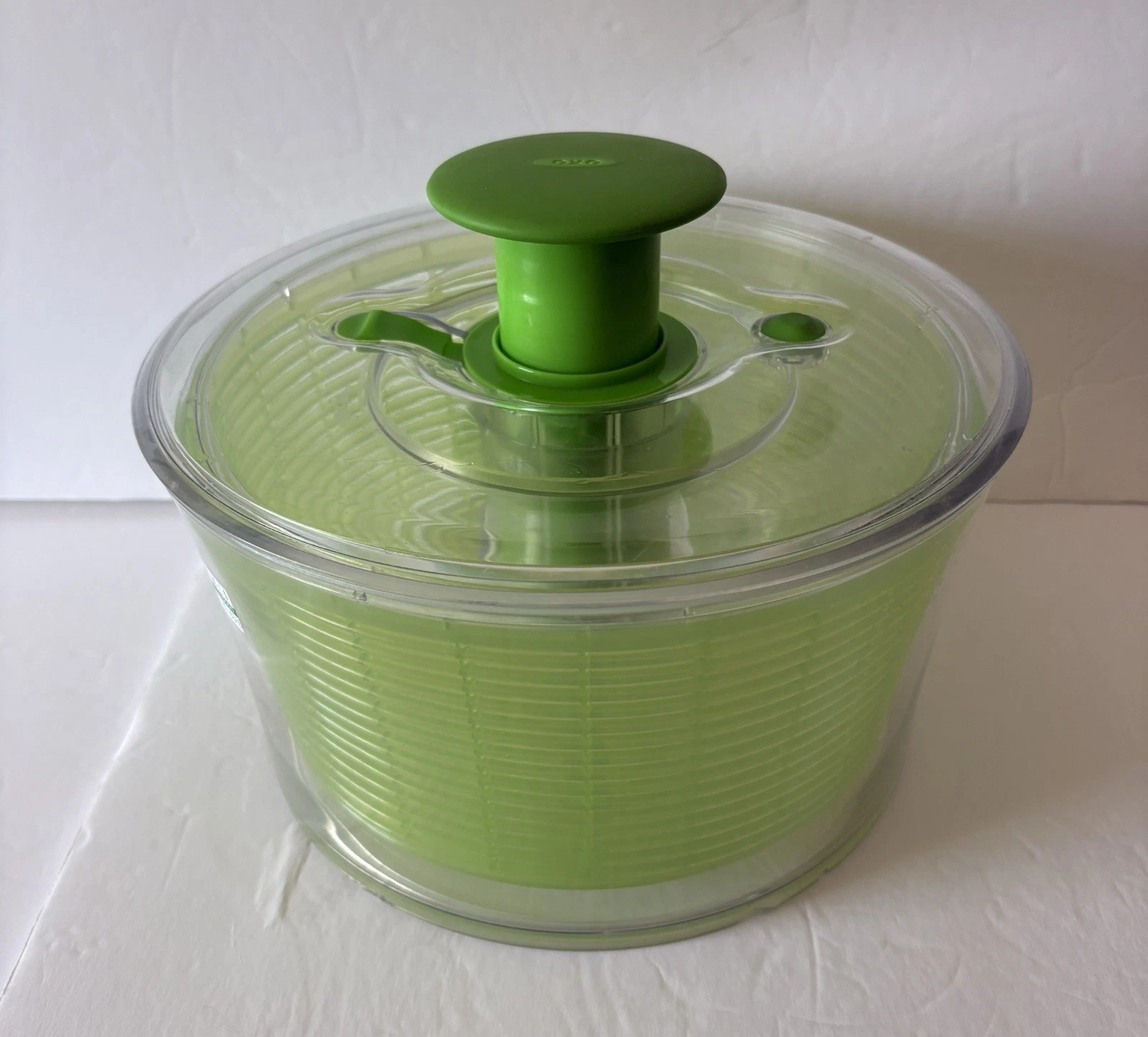 OXO Salad Spinner Green Clear