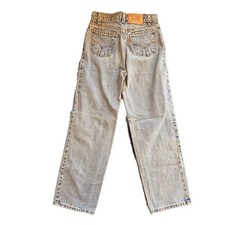 Vintage Levi's 550 Orange Tab Relaxed Fit Tapered Leg Jeans Size 14 Youth