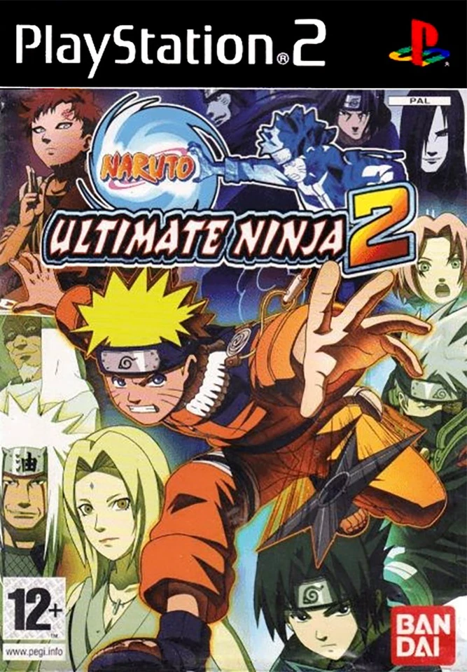 Naruto Ultimate Ninja 2 Bandai - Playstation 2 Juego para Ps2 - 3T