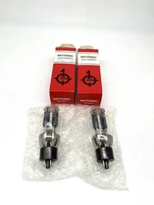 Pair of National Electronics 5U4G NOS NIB Vacuum Tubes Made In USSR