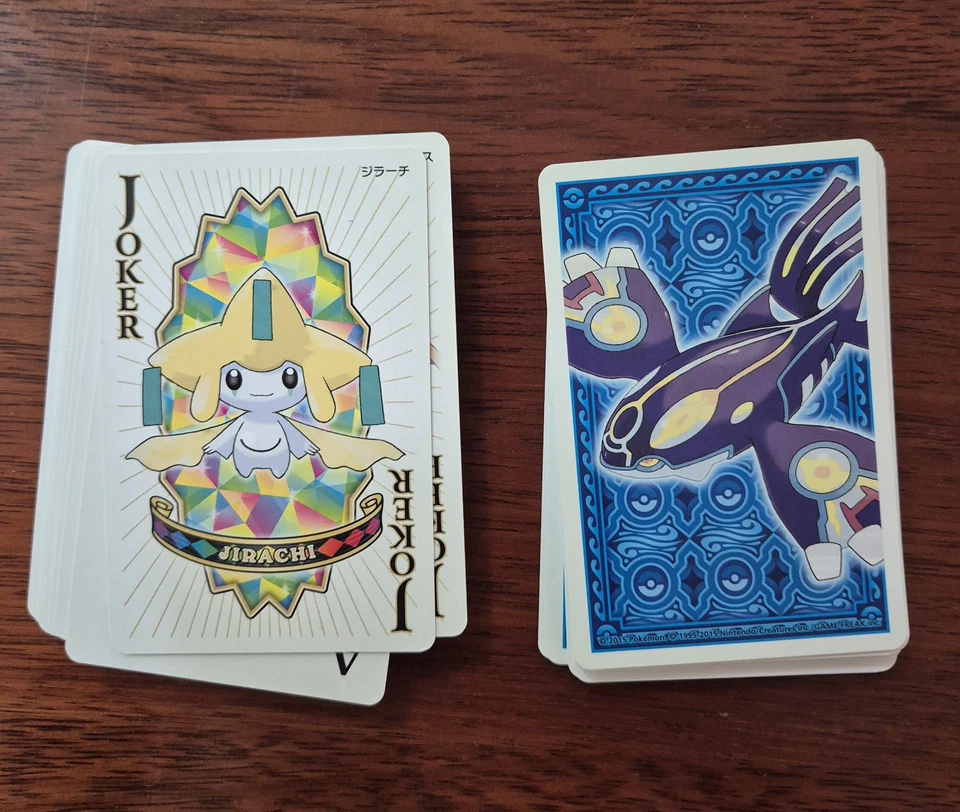 Pokemon Playing Cards Poker Deck Alpha Sapphire Kyogre 2015 Japanese - Image 3 of 3