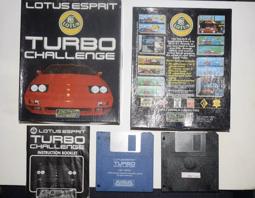 COMMODORE CBM AMIGA - LOTUS ESPRIT TURBO CHALLENGE #GG1 CIB GREMLIN