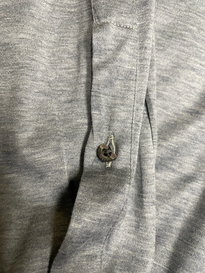 Camisa de vestir moderna de lujo tejida jersey de algodón piqué gris 16/41 Corneliani para hombre Foto 3 de 4