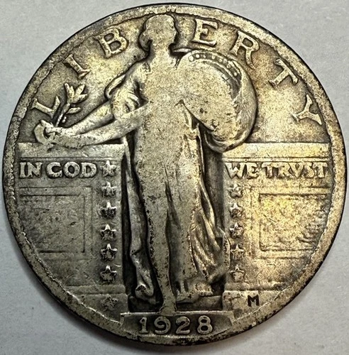 1928 - Standing Liberty Quarter 25c - Exact Coin Imaged #SLQ53