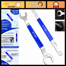 32mm & 36mm Fan Clutch Wrench Set, Water Pump Pulley Holder Tool for BMW, Ford,