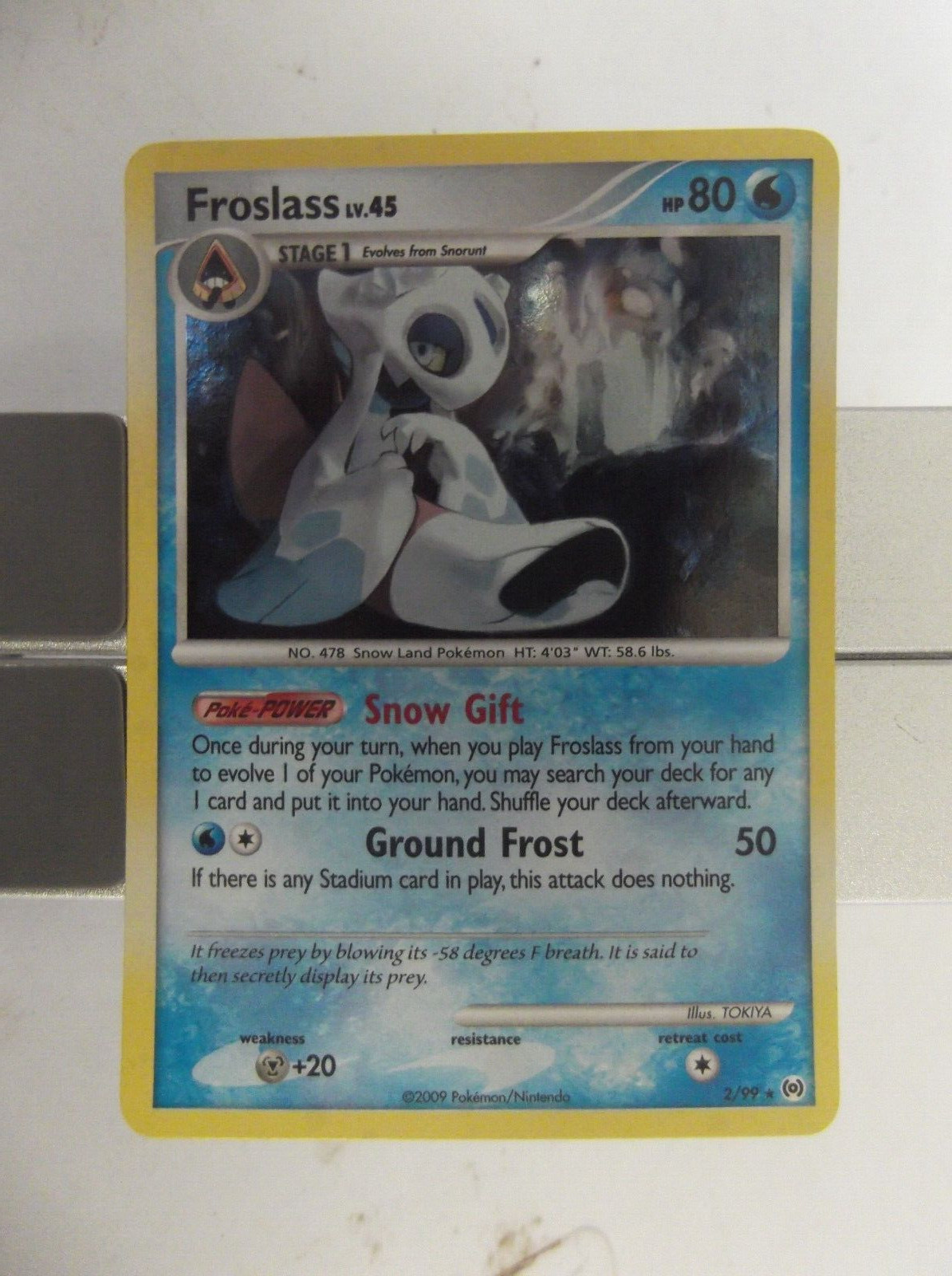 055PK02 - Froslass- 2/99 - Arceus - Rare Holo *