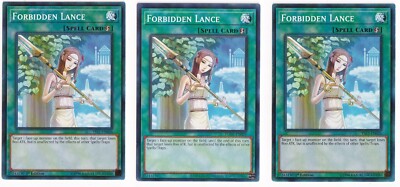 Yugioh - 3x Forbidden Lance Mixed Sets 1st Edition Common