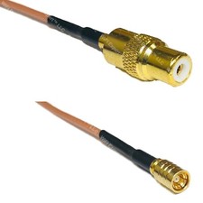RG316 RCA FEMALE to SMB FEMALE RF Cable Rapid-SHIP LOT