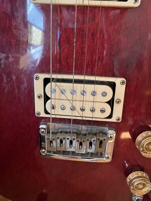 1978/79 Washburn Wing Series Transparent Red Raven Electric