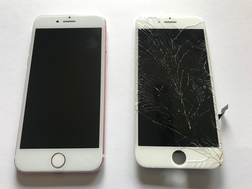 iPhone 6 7 8 gesprungenes Glas gebrochen LCD Display Reparatur Ersatz Mail In Service - Bild 5 von 7