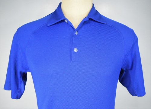 Nike Golf Men's Size S Blue Polo Weave Textured Golfing Shirt - Picture 4 of 11