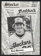 1990 Wichita State Shockers Card - Russ Morman - Independence MO, Royals, N224 