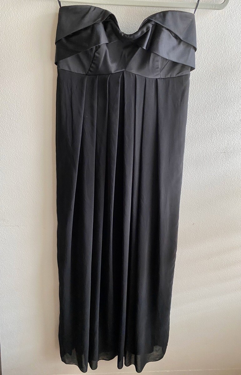 Sheike Black Maxi/Long Strapless Dress Size 8 | eBay Australia