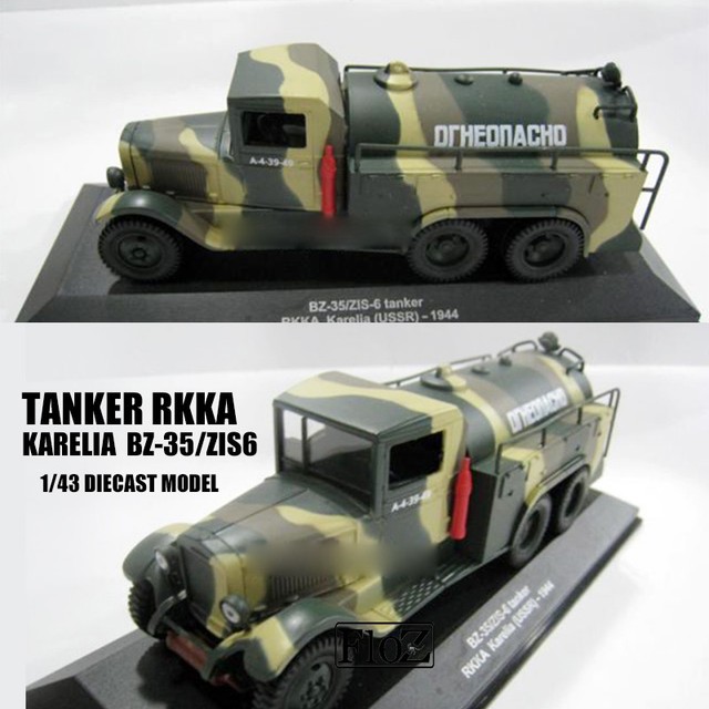 Ixo Ussr 1944 Tanker Rkka Karelia Bz 35 Zis6 1 43 Diecast Model Finished Truck For Sale Online