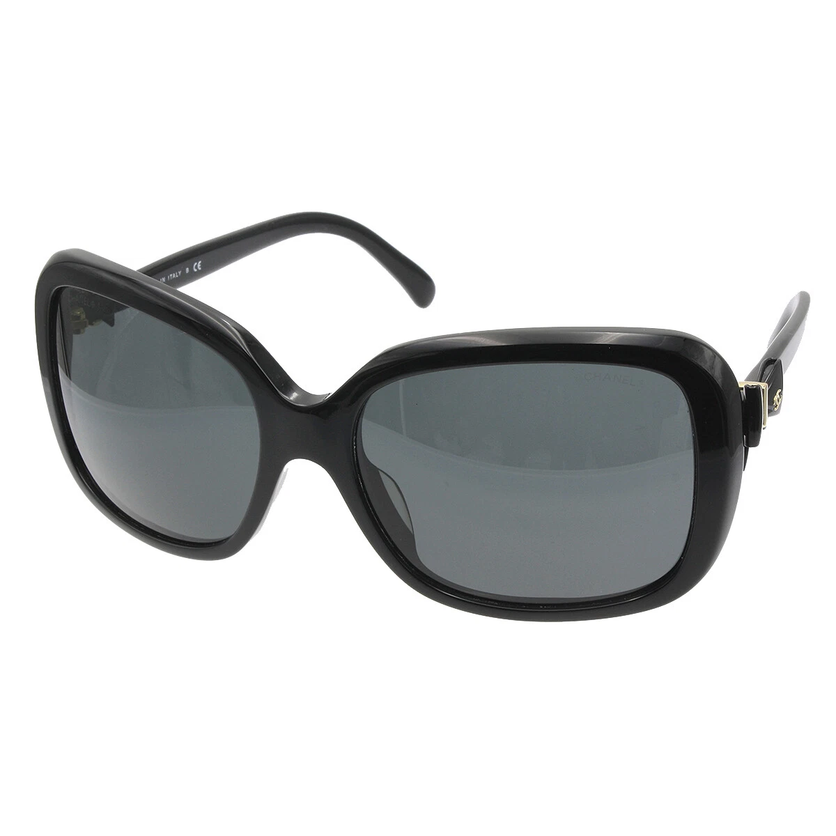 Chanel 5478 Sunglasses Black/Grey Square Women