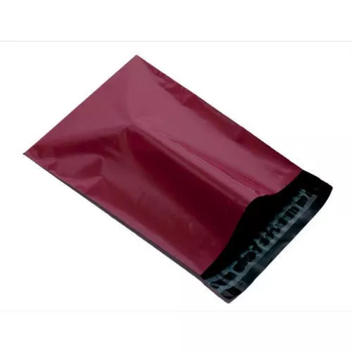 10 mailing bags & a7 doc wallets burgundy 4.5 x 6.5" postal packing 120x170  image 3
