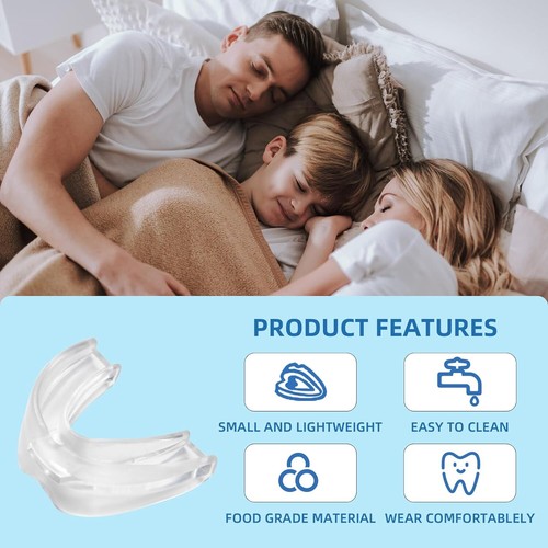 2PCS Anti-Snoring Mouth Guard Anti-Snoring, Snoring Solution for Men&Women Sleep - Picture 2 of 13