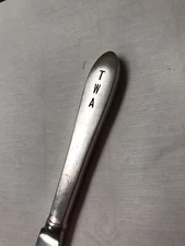 Vintage TWA Airlines Possibly Table knife Gorham Stainless Blade Silver Plate 