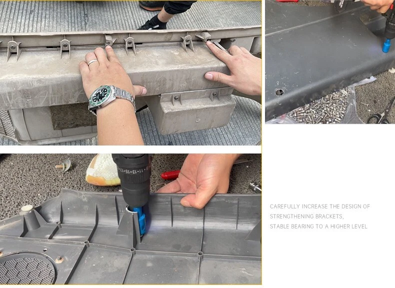 Maletero trasero panel de almacenamiento molle para Toyota Land Cruiser J100/Lexus LX470 99-07 Foto 4 de 4