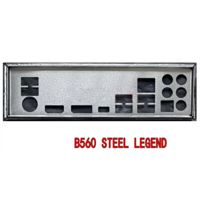 For ASRock B560 STEEL LEGEND I/O Shield Back Plate BackPlate Blende Bracket