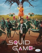 Lee Jung-Jae Squid Game Autographed Signed 8x10 Photo ACOA
