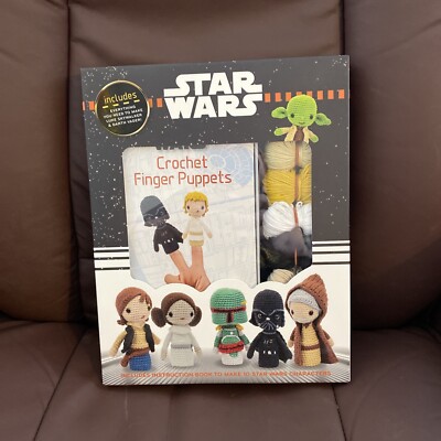 Crochet Kits Star Wars Finger Puppets Luke Skywalker And Darth