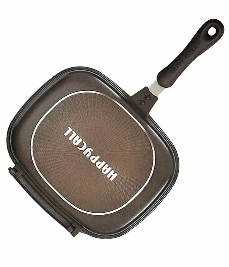 Happycall] Double Sided Pan Jumbo Grill Frying Pan (DHL / Free