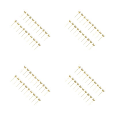  80 Stcs Gold Glitter Crown Cake Toper Cupcake Topper Pick Party bevorzugt