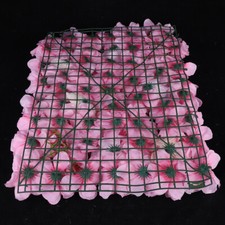 12PCS Artificial Silk Flower Wall Panel Floral Backdrop Party Wedding Decoration