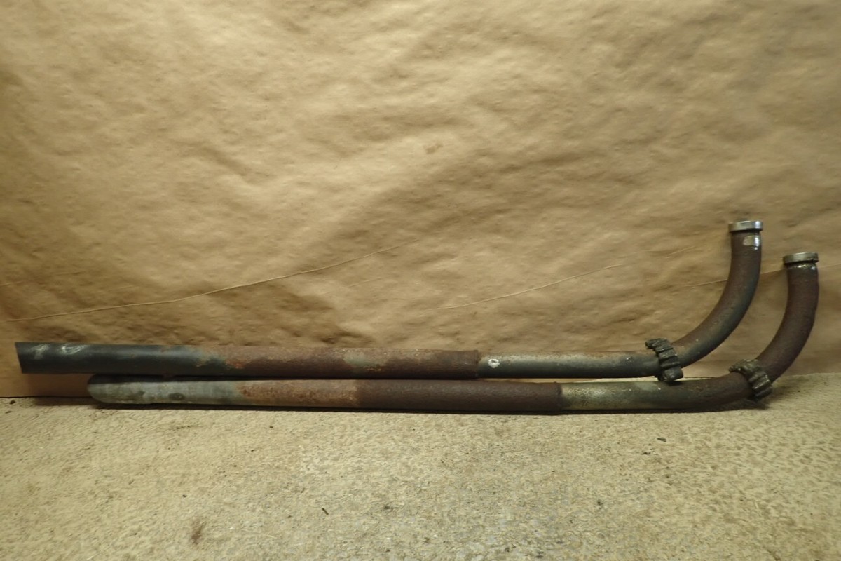 1983 HONDA VF750C HOMEMADE STRAIGHT PIPE EXHAUST PIPE ASSY | eBay