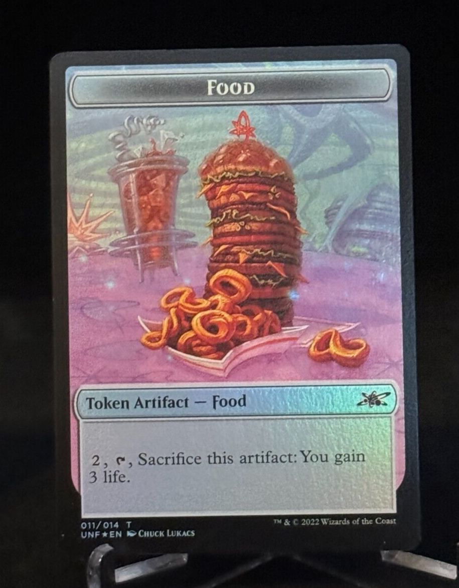 MTG Magic UNF Unfinity Foil Food / Zombie Employee - Token | eBay