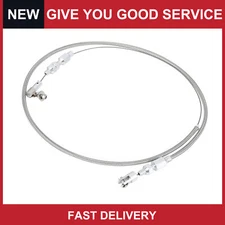 Universal 36" Braided Throttle Cable Kit Swap Fuel Line Kit Gas Cable Pack of 1