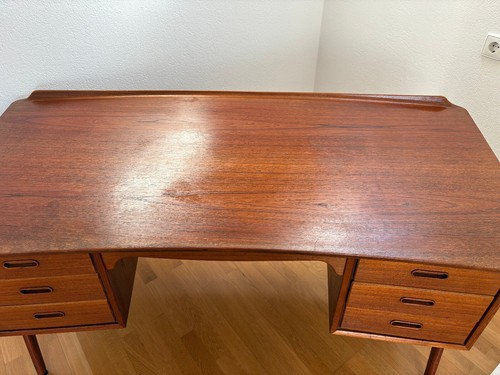Vintage Schreibtisch dänisches Teakholz, 1960er Jahre - Bild 5 von 8