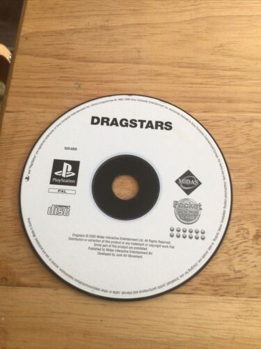 Playstation 1 - PS1 - Dragstars - Disque Uniquement - Photo 1/1