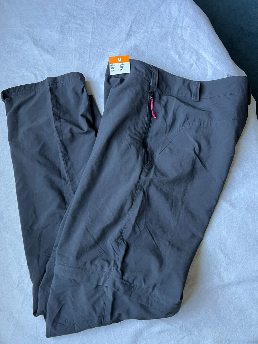 DECATHLON QUECHUA WOMENS UNLINED CONVERTIBLE PANTS/SHORTS SIZE S