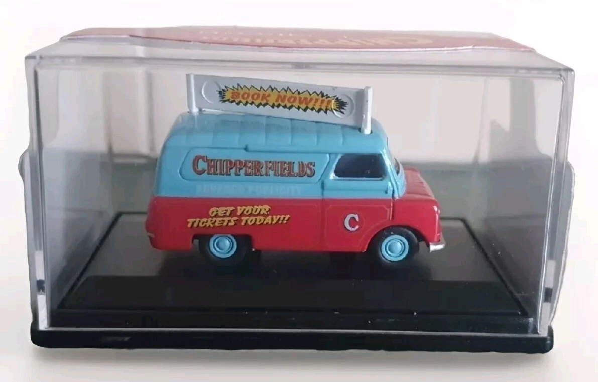 VANS OXFORD DIECAST CHIPPERFIELDS CH027 BEDFORD CA VAN ADVANCE PUBLICITY SCALE 1:76