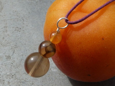 Pendentif Fluorite - Bélière en Argent