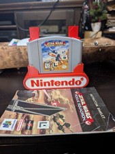 Star Wars Rogue Squadron N64 (Nintendo 64, 1998)  Cartridge & Manual  Tested