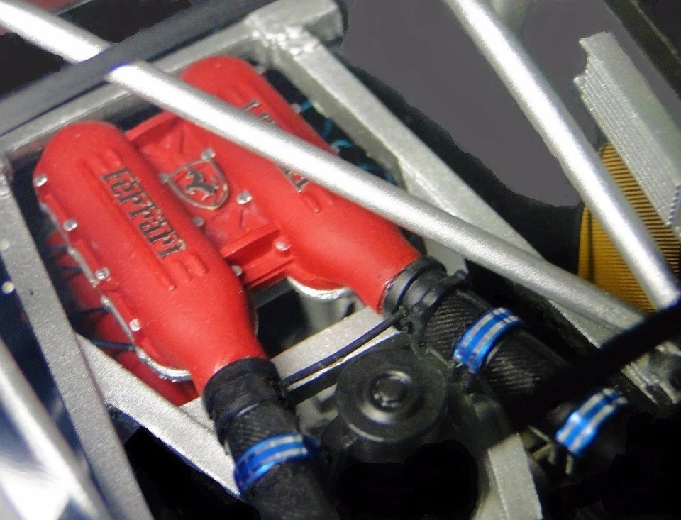 RARE1 18BBR FERRARI Race Car Custom Built F430Le Mans Racing Carousel BK - Image 2 of 4