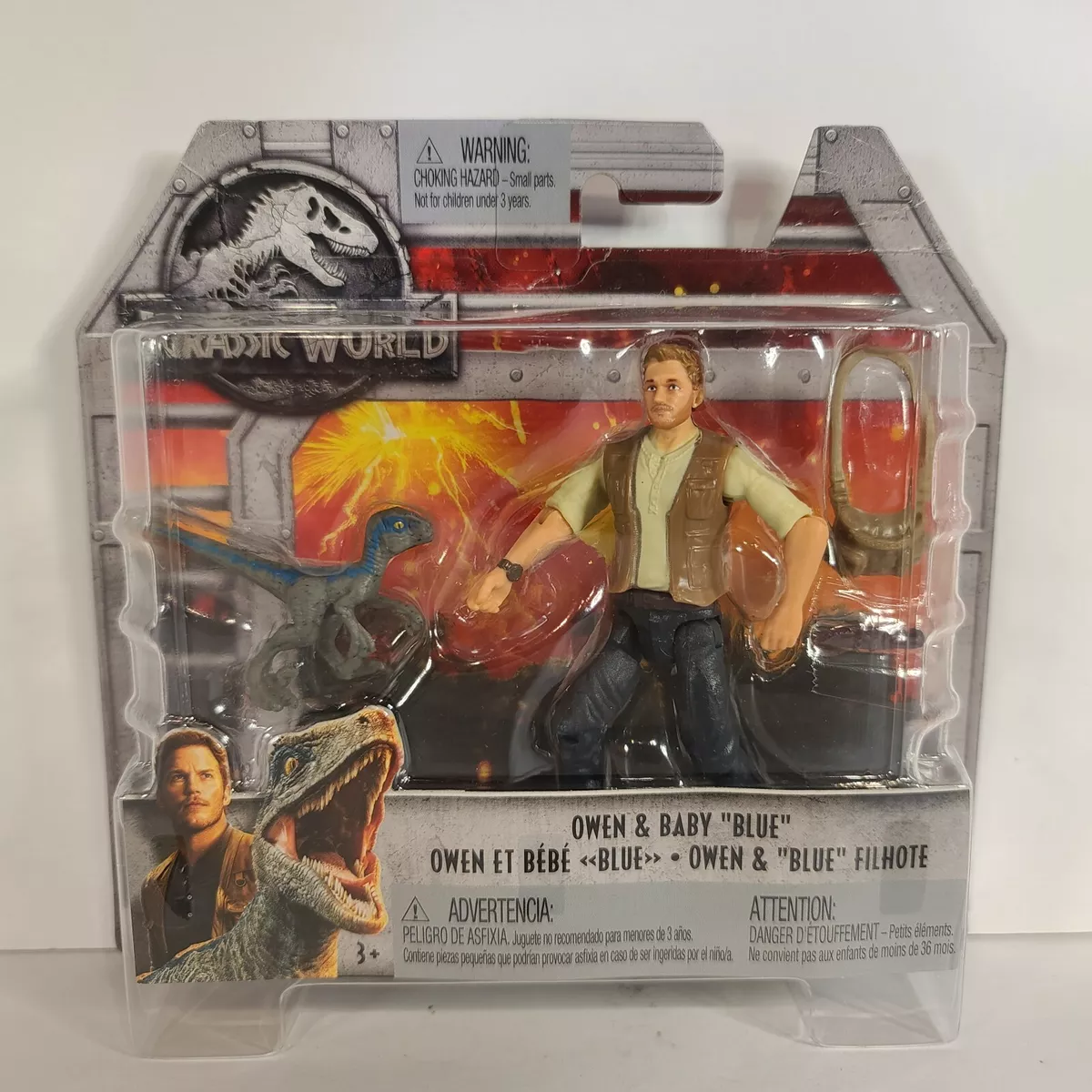Jurassic World Fallen Kingdom Owen Baby Blue Action Figure eBay