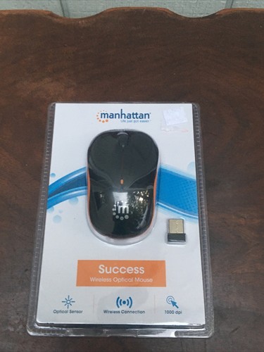 MANHATTAN(R) 179409 Manhattan(R) Success Wireless Optical Mouse (Orange/Black) - Picture 9 of 9